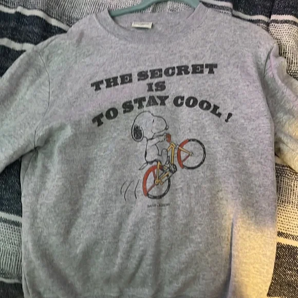 Snoopy Saint Laurent sweater